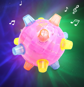 Lumière LED Saut drôle jouet Électrique Jouets Danse Balles Danse Musique Clignotant Balle Rebondissante pour Enfants Adulte LED Jouet Clignotant - Product Image 2