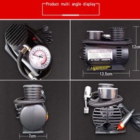 Compresseur d'air portable 12V 300psi pour voiture, pompe universelle pour gonflage de pneus de voiture, vélo, ballons, outil de réparation automobile, accessoire