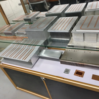 Plaque de refroidissement liquide en acier inoxydable, aluminium et cuivre, usinée CNC, sur mesure, à haute dissipation thermique