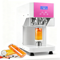6 modèles de machines automatiques de capsulage de canettes pour canettes en PET et en aluminium de 5,5 cm de diamètre