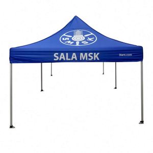 Tonnelle Pliante Portable pour Événements Extérieurs, Auvent Publicitaire pour Vendeurs, 10x10 pieds, en Aluminium, avec Logo Personnalisé Imprimé, Tente de Salon Professionnel - Product Image 2