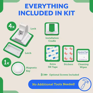 Bé chống từ tủ ổ khóa trẻ em an toàn khóa cửa trẻ em an toàn Tủ chốt cho Tủ Ngăn Kéo - Product Image 6