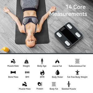 Fábrica de báscula de peso corporal digital inteligente certificada Basculas <span class=keywords><strong>Balanza</strong></span> Tecnología de sensor alimentado por batería para uso en el baño - Product Image 4