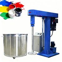 Ligne de production de peinture imperméable automatique, Disperseur haute vitesse, Mélangeur chimique et d'encre à entraînement par engrenages de qualité alimentaire 220V