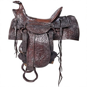 Genuine Leather English Saddle Customizable Designs Eco Friendly Water Resistance Leather & Horse Rugs - Product Image 2