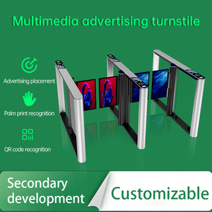 Barrera Giratoria Eléctrica Automática Personalizable para Publicidad, Puerta para Escuelas y Supermercados, Torniquetes de Acceso - Product Image 4