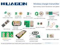 Module de charge magnétique sans fil émetteur de charge sans fil récepteur de charge sans fil