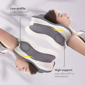 Vendita calda ergonomico cuscino in Memory Foam Queen Size morbido comodo traversina laterale per il collo sollievo dal dolore Slow Rebound hotel di cura - Product Image 4