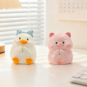 Figuras de Resina de Animales Yu Mo, Lindas Decoraciones de Escritorio, Juguetes en Caja Sorpresa, Recuerdo para el Hogar, Regalo - Product Image 4
