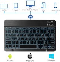 Keyboard Multifungsi Ultra Tipis dengan Lampu Latar LED USB-C Nirkabel Planck Baru Berkualitas Tinggi Harga Kompetitif HL199 untuk Tablet