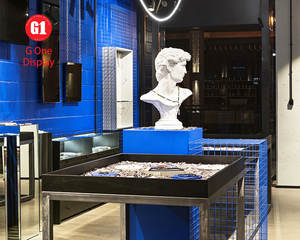 ตู้โชว์เครื่องประดับกระจกหรูหรา ดีไซน์โชว์รูมเครื่องประดับ ตู้โชว์เครื่องประดับสั่งทำพิเศษสำหรับตกแต่งร้านค้าปลีก - Product Image 6