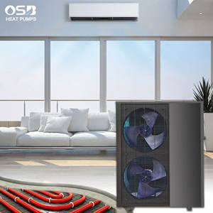 Chauffe-eau commercial à pompe à air avec onduleur, alimentation solaire et électrique, R290/R32, 8-18 kW, <span class=keywords><strong>chauffage</strong></span>/refroidissement pour usage extérieur - Product Image 5