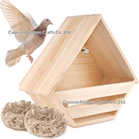 Nichoir transfrontalier pour oiseaux, maison à pigeons, habitat extérieur suspendu pour oiseaux, boîte de reproduction, décoration de cour