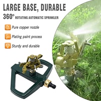 Arroseur automatique ChenMei en alliage, rotatif à 360 degrés, pour l'arrosage des fleurs, des pelouses et l'irrigation agricole
