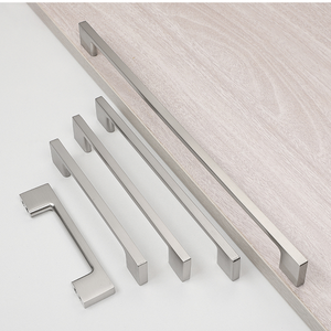 Poignées de tiroir en aluminium noir mat pour armoires de cuisine, poignées de porte et boutons - Product Image 3