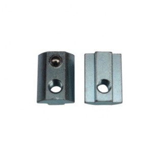 Thép Kẽm M4/M5/ M6/M8 Thread Square Base T Nuts 10 Khe Trượt Trong T-slot Nuts Với Ball Spring - Product Image 1
