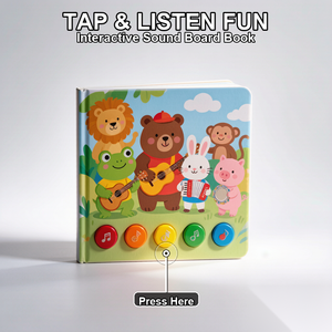 Libro Sonoro in Inglese per Bambini con Penna di Lettura Interattiva, Libro Educativo con 500 <span class=keywords><strong>Parole</strong></span> e Modulo Audio - Product Image 5