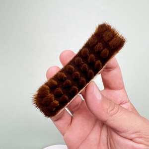 Brosse corporelle en poils synthétiques doux, vegan, crème solaire, marque privée, brosse de massage lymphatique pour le contour du <span class=keywords><strong>visage</strong></span>, personnalisable - Product Image 5