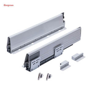 고품질 이중벽 서랍 박스 3D 조절 주방 캐비닛 서랍 슬라이드 부드러운 닫힘 주방 캐비닛 서랍 슬라이드 - Product Image 5