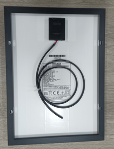 Panneau solaire rigide OEM 10W 12V avec cadre noir, module PV de petite taille, application extérieure - Product Image 2