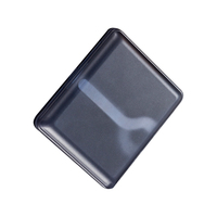 Boîte à tabac étanche de 20 emplacements, étui à cigarettes, boîte de rangement, boîte en plastique transparente, logo personnalisé, CLASSIQUE carré