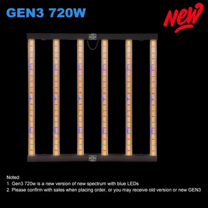 Luces de <span class=keywords><strong>Cultivo</strong></span> <span class=keywords><strong>LED</strong></span> de 720W Baratas de Fábrica, 6 Barras, Espectro Completo, Chips Samsung Lm281, Regulable, para Plantas de <span class=keywords><strong>Interior</strong></span>, <span class=keywords><strong>Cultivo</strong></span> Comercial - Product Image 4
