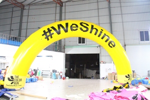 Inflatable We Shine Arch for Advertising Events - Product Image 3