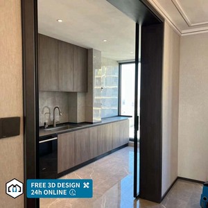 George nhóm tùy chỉnh hiện đại cổ điển hiện đại tủ bếp cho phần cứng với đèn LED functionhotel căn hộ biệt thự - Product Image 3