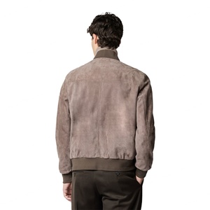 Chaquetas Bomber Varsity de Gamuza Sintética, Antimanchas, con Cierre, Casuales, Resistentes al Viento, de Alta Calidad, Nuevo Diseño Personalizado para Hombre - Product Image 3