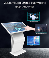 Écran tactile infrarouge/capacitif 4K UHD IP65 de 32 à 65 pouces, affichage numérique pour kiosque, signalisation numérique, Windows/Android, WiFi, écran LCD, centre commercial