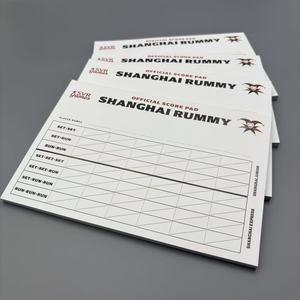 Blocco Note Personalizzato per Poker, Foglio di Trucchi Personalizzato A5, Blocco per Registrazione Punteggio di <span class=keywords><strong>Gioco</strong></span>, Foglietti Staccabili per Registrazione Punteggio - Product Image 2