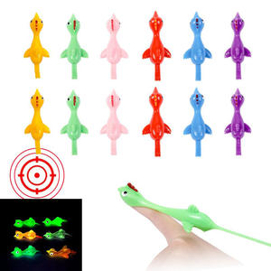 참신 장난감 어린이 부활절 병아리 파티 활동 TPR 치킨 릴리스 재미 스틱 벽 도매 비행 공룡 손가락 - Product Image 3