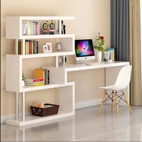 Bureau d'étude réglable pour enfants de haute qualité Bureau de table d'ordinateur avec étagères