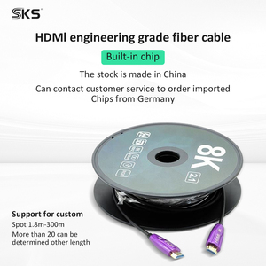 8K 光纤电缆 60Hz 48Gbps 高速 PVC 电缆，适用于电视、PS5、Xbox Series X、电脑显示器、IOS、打印机、麦克风 - Product Image 4