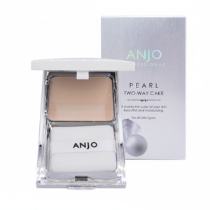 Korean Cosmetics ANJO Pearl Two Way Cake Whitening Lightening Pressed <b>Powder</b> BB Cream Air Cushion 3 Colors Freshening Natural - Product Image 2