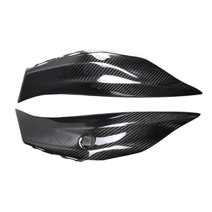 Protectores de Panel lateral de fibra de carbono para asiento de motocicleta, cubierta de protección térmica de marco inferior para <span class=keywords><strong>Kawasaki</strong></span> <span class=keywords><strong>ZX10</strong></span> 2019 - Product Image 4