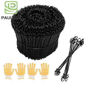 Prix usine haute qualité Q195 en acier au carbone noir recuit 16GA Double boucle <span class=keywords><strong>fil</strong></span> barre attaches <span class=keywords><strong>fil</strong></span> pour bâtiment de Construction - Product Image 1