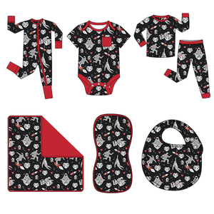 Mono de Bebé de Manga Larga con Estampado Personalizado con Certificado CPC, Edición Primavera-Otoño, Pijama de Bambú para Bebé, Pelele para Niño - Product Image 3