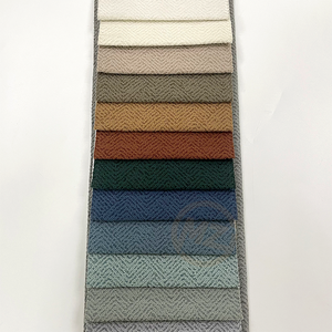 Tela de lujo 380gsm Poliéster Chenille Tela de tapicería Lisa para muebles de interior - Product Image 4