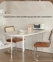 Vente en gros directe d'usine pieds de table en acrylique transparent personnalisés pour tables de restaurant et présentoirs