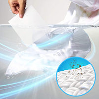 Papier savon écologique, 100 pièces sans échantillon, détergent, feuille de lessive pour vêtements