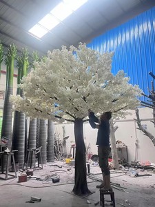 <span class=keywords><strong>Albero</strong></span> di Ciliegio Artificiale Realistico di Grandi Dimensioni per Hotel, Centri Commerciali, <span class=keywords><strong>Albero</strong></span> dei Desideri, Decorazioni per Feste del Ringraziamento - Product Image 5