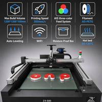Nouvelle Arrivée ZTEK Z3-S120 Klipper Imprimante 3D Haute Vitesse 800mm 1200mm pour l'Impression de Lettres en Relief et de Panneaux Publicitaires