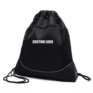 New Style Custom Logo Travel Sports Gym <b>Bag</b> Sack Pack Drawstring Backpack <b>Bags</b> for Basketball Football Swimming Training - Product Image 2
