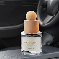 Désodorisant de voiture avec logo personnalisé en aromathérapie Flacon diffuseur vide de luxe avec diffuseur d'huiles essentielles Parfum de voiture