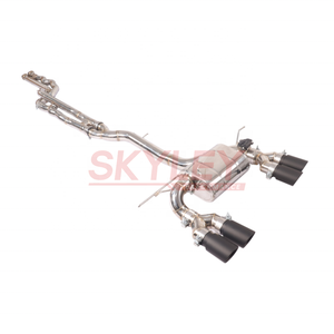 Sistema de <span class=keywords><strong>Escape</strong></span> SKYLEY con Válvula, Tubo Central Único y Catback para <span class=keywords><strong>BMW</strong></span> M3 <span class=keywords><strong>M4</strong></span> F80 F82 S55, Tubo Central de Igual Longitud, Sistema Valvetronic - Product Image 2