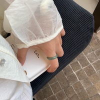 Bagues en gros pour femmes, pierres naturelles, jades, agates, bagues à breloques, bijoux, cadeau pour petite amie, diamètre 17 mm