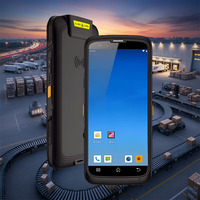PDA robuste industriel Android étanche avec écran de 5,72 pouces, capacité de mémoire de 4 Go, processeur CPU, lecteur de codes-barres, NFC