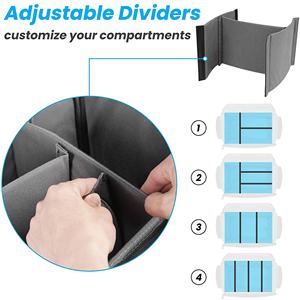 उच्च गुणवत्ता कस्टम चिकित्सा बैग, चिकित्सा उपकरण बैग खाली, पानी-प्रतिरोधी घर स्वास्थ्य नर्स बैग - Product Image 4