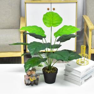 ใบประดิษฐ์,<span class=keywords><strong>ต้น</strong></span>สับปะรดสีเขียว<span class=keywords><strong>บอน</strong></span>ไซสำหรับตกแต่งบ้านสำนักงานโรงแรม - Product Image 4